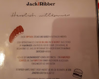 Menu du Jack The Ribber à Schwerin