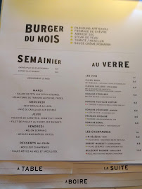 Restaurant Sacré Bistro à Épernay (le menu)