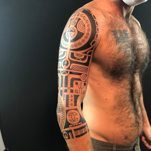 Explore infinity tattoo cover up ideas, creative tattoo ideas in Tampa, available at Shades of Blak Studios LLC