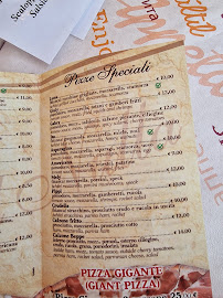 Pizzeria Il Nulla à Savona (le menu)