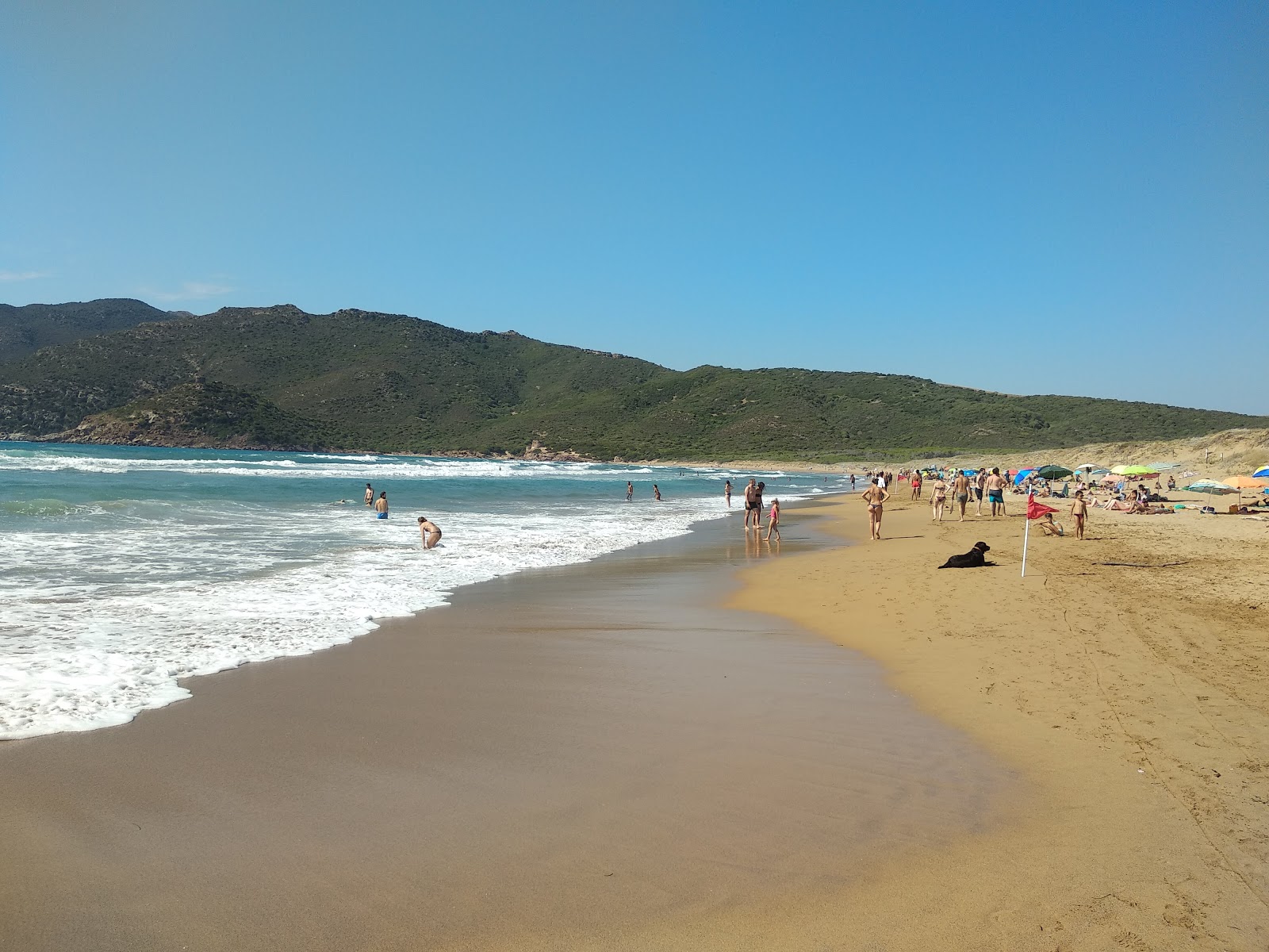 Foto van Spiaggia di Porto Ferro - populaire plek onder ontspanningskenners