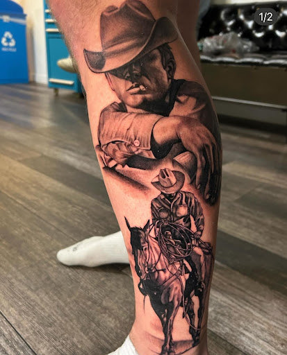 Explore shoulder tattoos ideas, creative tattoo ideas in Sarasota, available at Oddity Tattoo Art University