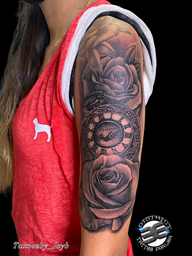 Explore tattoo ideas for top of foot, creative tattoo ideas in Passaic, available at District 36 Tattoo Parlor
