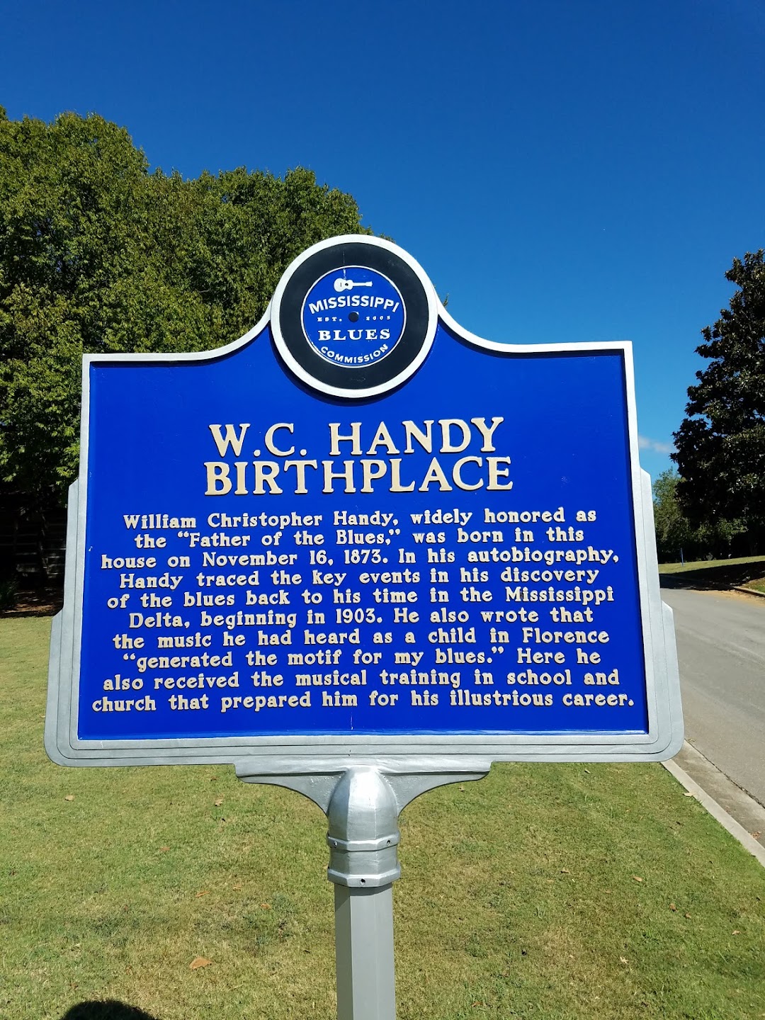 Mississippi Blues Trail W.C. Handy Birthplace