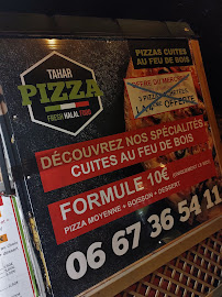 Tahar Pizza à Grenoble carte
