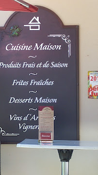 Restaurant Le Bistrot Du Cours à Vinon-sur-Verdon (la carte)