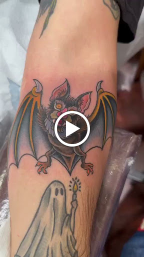 Explore cute halloween tattoo ideas, creative tattoo ideas in Libertyville, available at Lucky Seven Tattoo