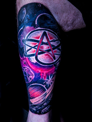 Explore sick tattoo ideas, creative tattoo ideas in Destin, available at Atomic Frog Tattoo