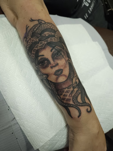 Explore face tattoos for men ideas, creative tattoo ideas in Fort Worth, available at Royal 1 Tattoos