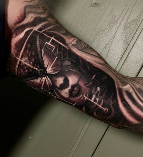 Find tattoo ideas for breast for your next unique tattoo in East Stroudsburg at Third Dimension Tattoo