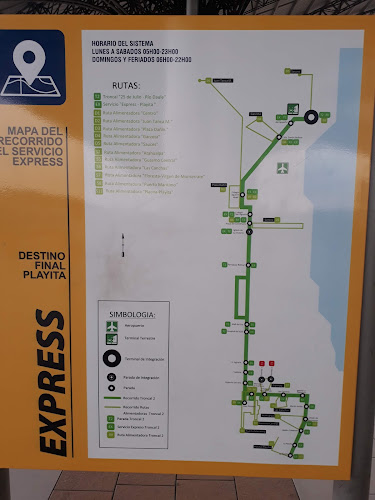 Parada Alimentador 2 Metrovia '' ruta samanes'' - Guayaquil