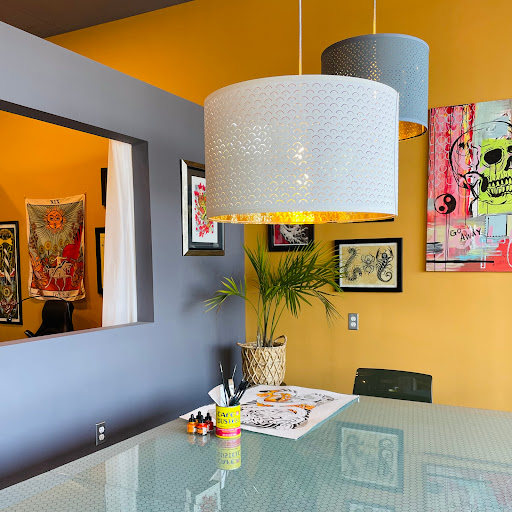 Explore skull tattoo ideas for women, creative tattoo ideas in Tuckerton, available at Shoreline Tattoo