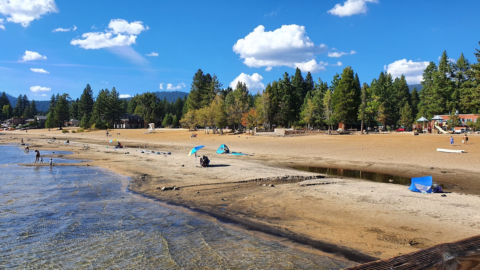 Photo of Kings Beach with bright sand surface