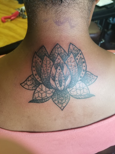 Explore krishna tattoo ideas for ladies, creative tattoo ideas in Memphis, available at Studio 42