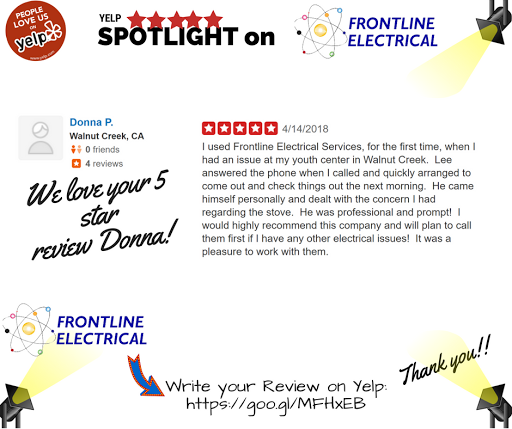 Electrician «Frontline Electrical Services», reviews and photos, 3195 Park Rd Suite C, Benicia, CA 94510, USA