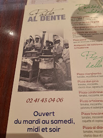 Pasta Al Dente à Angers carte