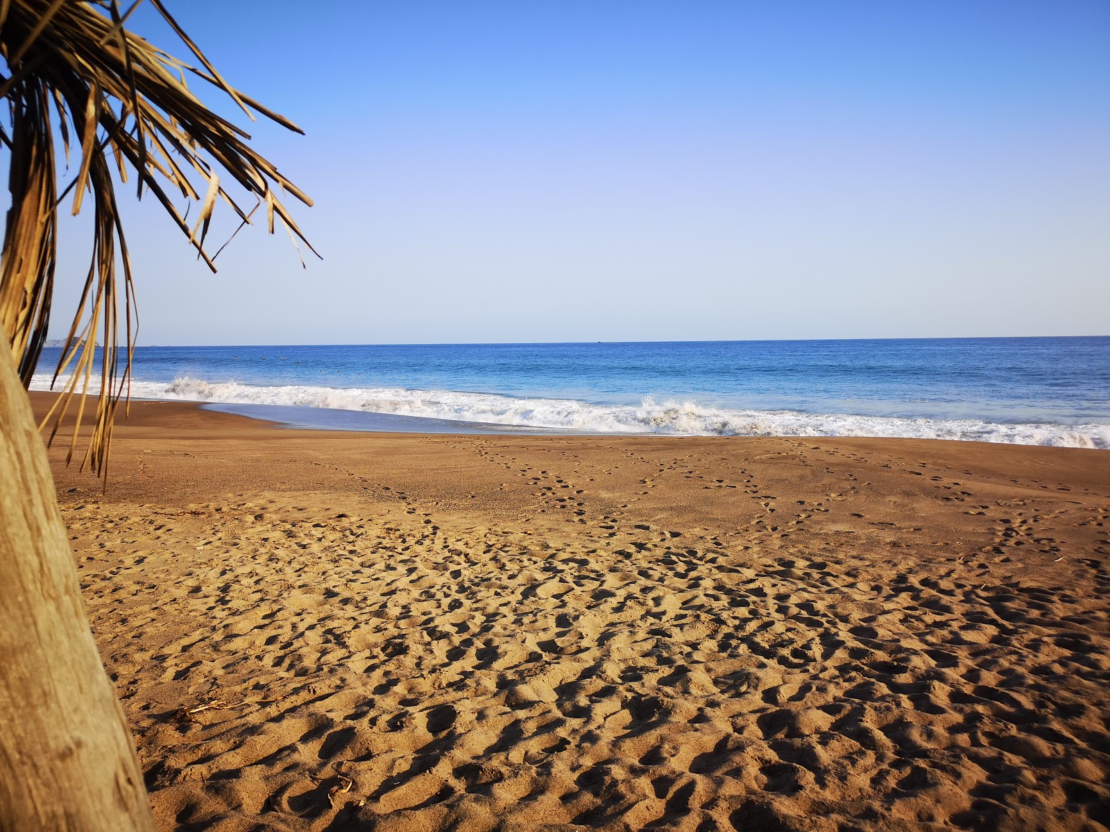 Foto av Tecuan beach med lång rak strand