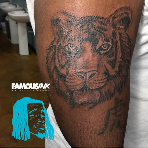 Explore galaxy tattoo ideas black and white, creative tattoo ideas in Hammond, available at Famous Ink, Inc.