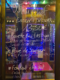 L'assassin à Paris menu