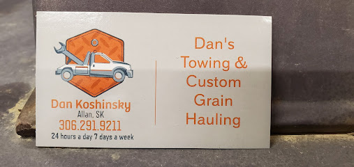 Dan's towing and custom grain hauling