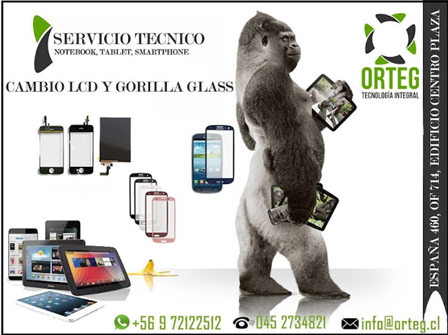 Orteg LTDA. Servicio Técnico Celulares, Tablet, Notebook, Pc, Mac. - Temuco