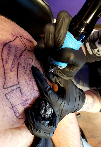 Explore large cover up tattoo ideas female, creative tattoo ideas in Crystal River, available at Americas Best Tattoos