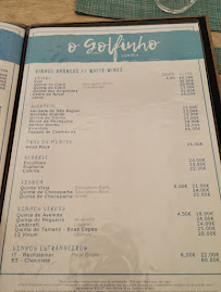O Golfino Restaurant à Albufeira menu