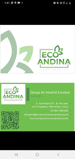 CORPORACION ECO ANDINA E.I.R.L. servicios de BIOSEGURIDAD