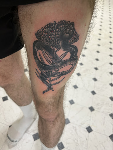 Explore mufc tattoo ideas, creative tattoo ideas in Salem, available at Azappa Tattoo and Piercing