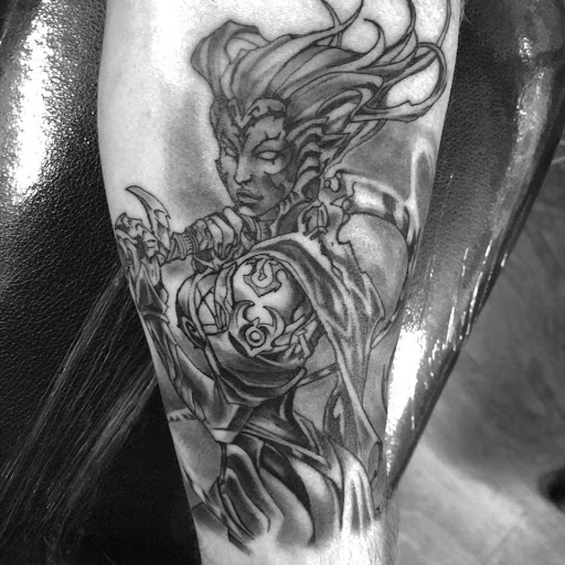 Explore dc comic tattoo ideas, creative tattoo ideas in Santa Rosa, available at Eternal Art Tattoo Gallery