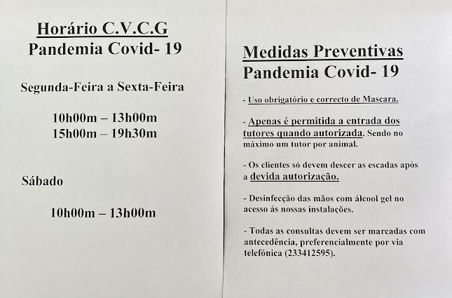 C.V.C.G. - Centro Veterinário Cova-Gala Lda. - Veterinário