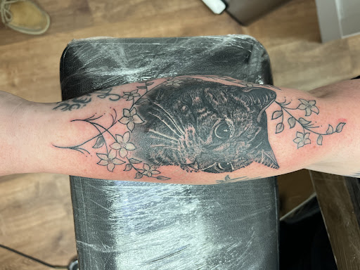 Explore fighting rooster tattoo ideas, creative tattoo ideas in Puyallup, available at Get Right Studios