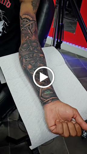 Explore warlock tattoo ideas, creative tattoo ideas in Richmond, available at Captured Moment Tattoos