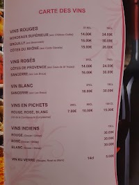 Restaurant indien moderne Jaipur à Montmorency (la carte)