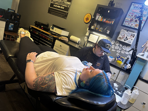Explore broncos tattoo ideas, creative tattoo ideas in Pittsburgh, available at Godspeed Tattoo and Body Piercing