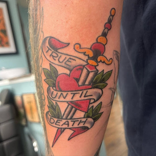 Explore tattoo cover up ideas chest, creative tattoo ideas in Calhoun, available at A Sailors Grave Tattoo Parlor