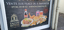 Restaurant de tacos Tacos royal à Annecy (le menu)