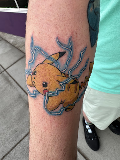 Explore oogie boogie tattoo ideas, creative tattoo ideas in Richland, available at The Green Room Tattoo Lounge