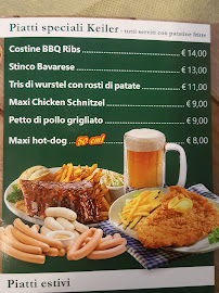 Birreria Jimmy 's Keiler Paninoteca à Arona menu