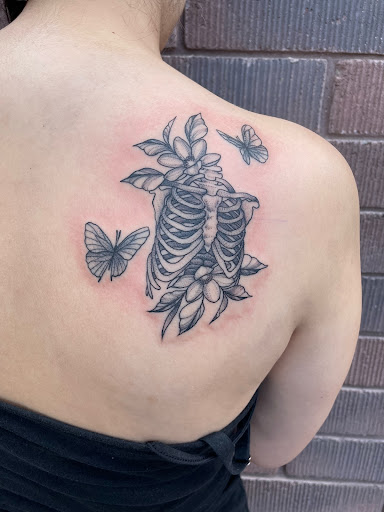 Explore smoke tattoo ideas, creative tattoo ideas in Peoria, available at Modern Ink Tattoo