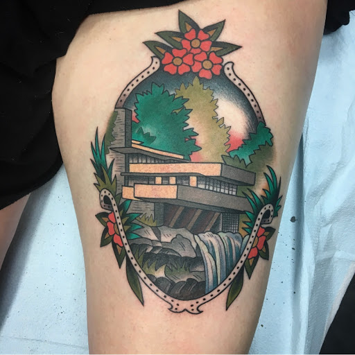 Explore angel chest tattoo ideas, creative tattoo ideas in Warrenville, available at UpRise Tattoos