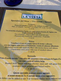 La Vista à Varenna carte