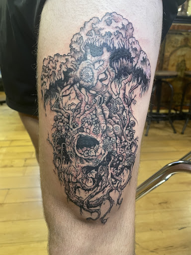 Explore cross tattoo ideas male, creative tattoo ideas in Milwaukee, available at Mike Davenport Tattoo