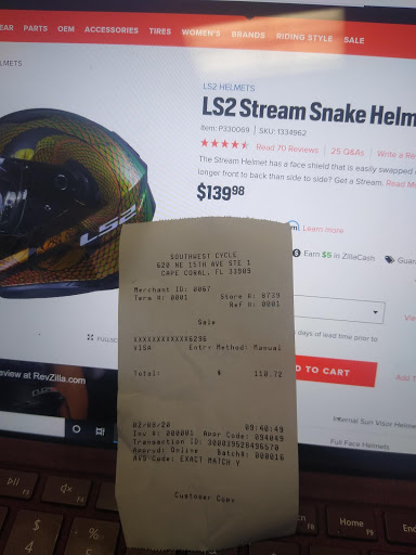 Motorcycle Shop «Southwest Cycle», reviews and photos, 620 NE 15th Ave #1, Cape Coral, FL 33909, USA