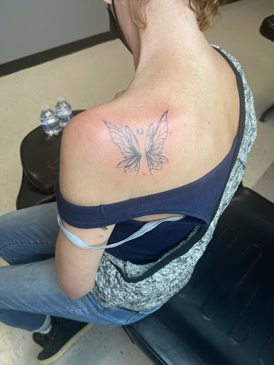 Explore line tattoo ideas for guys, creative tattoo ideas in Somerset, available at Benny binnu tattoo