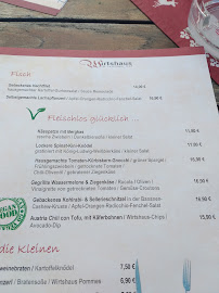 Wirtshaus im Tutzinger Hof à Starnberg menu