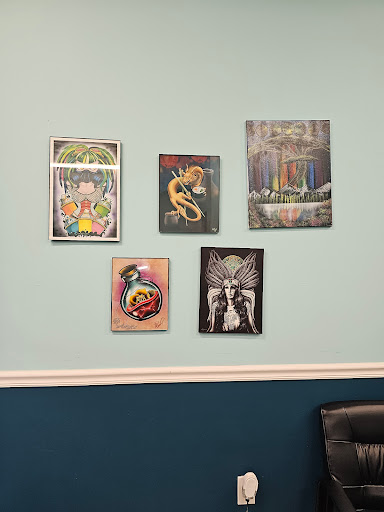 Explore white tattoo ideas, creative tattoo ideas in Abingdon, available at Lone Sparrow Tattoo Shop