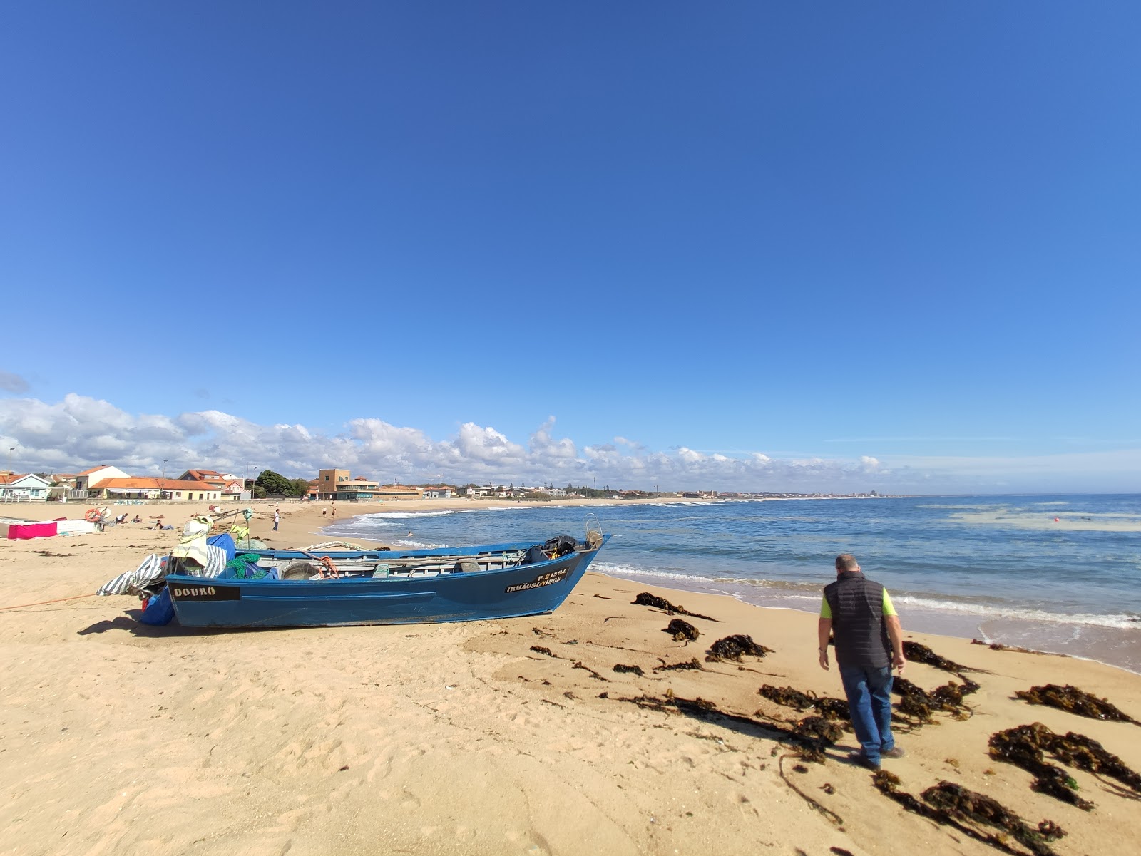 Photo de Praia da Aguda avec moyenne baie