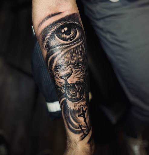 Explore tattoos for your son ideas, creative tattoo ideas in Deming, available at Endless Ink