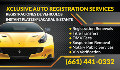 Xclusive Auto Registration Services